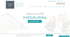 Desktop Screenshot of institutkrasy.cz